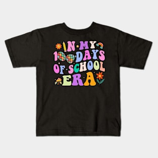 100th Day of School In My 100 Days of School Era Groovy Kids T-Shirt